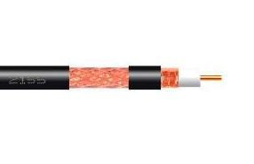 T-100PLUS Koaxialkabel PVC IT-ECA-Klasse bei 16 VRTC Ø 1.13/4,8/6,6 mm
