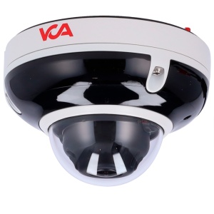 TECHNOLOGIE VCA - VCA -IPAI345S -FR Modèle, gamme IPAI -S - Caméra IP Dome compact 5MP IV AI - 5MPX Résolution 2.8 mm. Aller 30m. - Analyse vidéo VCA (apprentissage en profondeur en option) - Profil ONVIF compatible S / T / M, NDAA, IK10, IP67