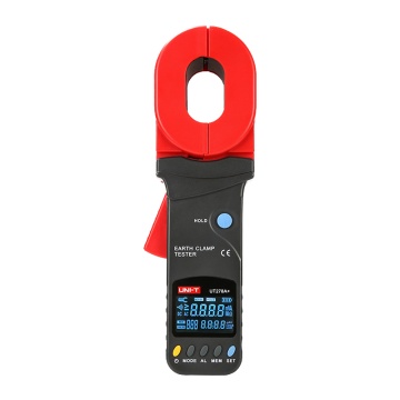Terra de défaut Current Tweezers amplimétriques - Écran EBTN jusqu'à 1000 comptes - Échappez la mesure du courant jusqu'à 30A - Mesure de la résistance de la Terre jusqu'à 1000Ω. - Calibration automatique | Plage automatique - Alarme de limite de résistance