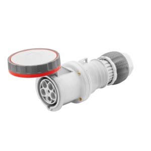Tomada móvel, IP66/IP67/IP68/IP69, 3P+T, 125 A, 400 V, 6 h, contacto piloto