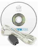 TOPVIEW2006 - HA000716 - Software em CD-ROM e cabo de conexão óptica para USB C2006 HT ITALIA