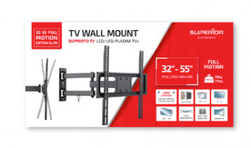 TV 32-55 Full Motion Extra Slim-Superior