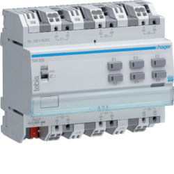 TXA306 - Module 6 Bin Inputs. Universals Knx Hager Ean: 3250616049260