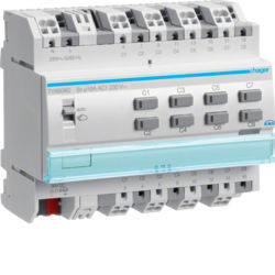 TYA608D - Attuatore bin./est 8 canali 16A Cap KNX-S HAGER EAN:3250616059719
