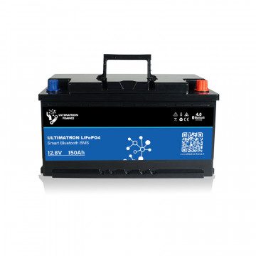 ULS-12-150H - Ultimatrón 12.8V 150Ah LiFePO4 Elegante Bms batería de litio con calefacción Bluetooth