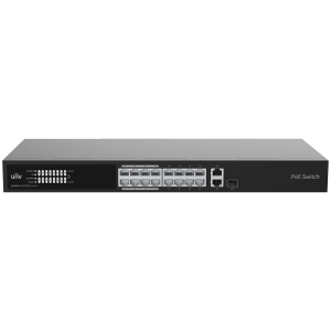 UNIVIEW SWITCH POE CLOUD ADVAINSTRABLE - 16 POE802.3AF/AT + 1 UPLINK RJ45 +1 UPLINK COMBO - 16 RJ45 10/100 MBPS + 1 SFP 10/100/1000 - 30W PER HEART 802.3AF/AT/MAXIMUM 150W - VLAN/LOOP DETECTION - HOUSE LIMIT
