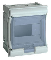 VE106F - vettoriale impermeabile IP55 1 fila 4/6M HAGER EAN:3250616452060