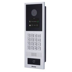 Videoportero IP antivandálico IK08. - Cámara de 2 MPX | Audio bidireccional - Tarjeta EM/MF, NFC, BLE y PIN | 2 relés - Comunidades | PoE y 2 hilos LP con conversor - Pantalla TFT de 2,8" | Mantenimiento en la nube - Conexión vía nube | Salida de 12 V