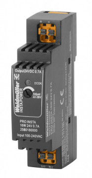 Weidmuller Pro Insta 16W 24 V 0,7A 2580180000