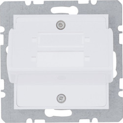 WL2410 - luminoso - Apoyo FO Dúplex-SC, blanco HAGER Ean:8694407001283