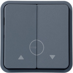 WNA301 - Cubyko - Botón doble p/víveres, gris HAGER Ean:3250617174312