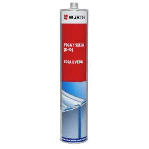 WURTH 08901002 - Cola para construção, Cola e Veda PRETO