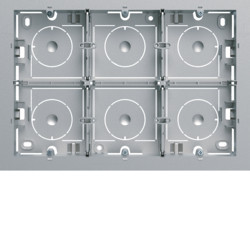 WXA686T - galería Caja ap. superfio. 2x8M, aluminio HAGER Ean:3250617190527