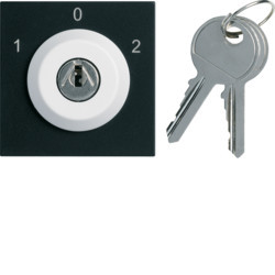 WXF617N - Bouton de clé de galerie 2M, 3 Pos., Black Hager Ean: 3250617198813