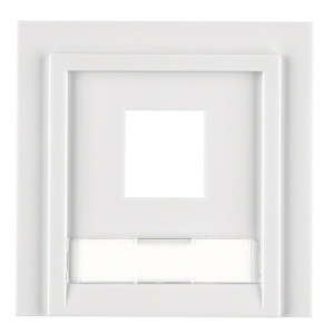 Wya440 - Mirror RJ45/Altif. simple, white