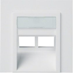 Wya520 - Mirror RJ45 Cat.6A Double, White