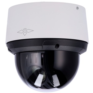 X-Sécurité Chambre IP PTZ 4 Range MPX Pro - Lentille varifocale 5 ~ 125 mm (Zoom optique 25x)) - IV 100 m | Starlight - IV (Protection du périmètre) | SDM 3.0 - Détection du visage | Suivi automatique - IP66 | Audio | Alarmes | Poe + | MicroSD