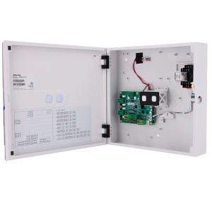 Zugangscontroller – EM/MF-Karte und PIN – 50.000 Benutzer | 100.000 Datensätze – 4 Leser von Wiegand | 8 Leser pro OSDP – Relay für 4 Ports – Anbindung über die Cloud | 12V-Ausgänge