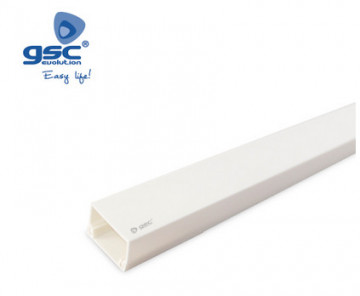 000300613 - 8436039206137MINI White Adhesive Electric Chain 2m 12x12mm