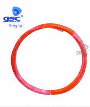 000601067 - 8433373010673 Fiberglass -Kabelführung + Metall 4mm 15m Orange