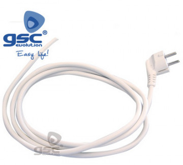 001101092 - 843373010925 Câble PVC + jus (3x1,0 mm) 3m blanc