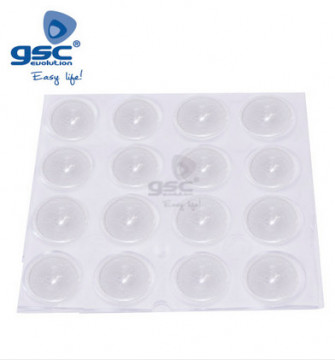 003802788 - 8433373027886Pacote de 16 gotas protetoras adesivas 4mm Ø12mm