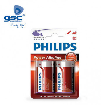 009000314 - 8712581550011 Debateria Philips LR20 (d) Blister 2 Einheiten.