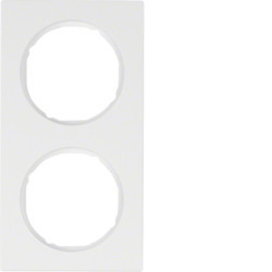 10122289 - R.3 - marco x2, blanco HAGER Ean:4011334393177