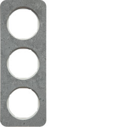 10132379 - R.1 - quadro x3, Betão/branco HAGER EAN:4011334412908