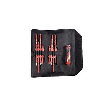 102000/PZ-1 - Conjunto de chaves de fenda VDE de 2 componentes PZ intercambiáveis 1uni