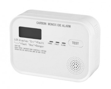 104300001 - 8433373065611Detector de monóxido de carbono com alarme de 85db
