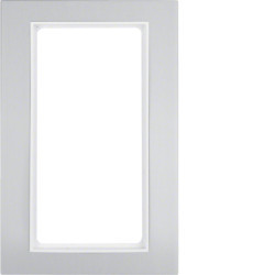 13093904 - B.3 - Largo, Aluminium / White Hager Ean: 4011334282938