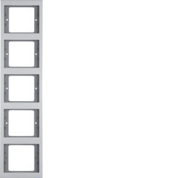 13537003 - K.5 - Tableau X5 Vert., Aluminium Hager Ean: 4011334377764