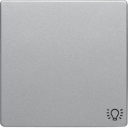 16206044 - Q.x - llave simple Simb.lámpara, aluminio HAGER Ean:4011334443223
