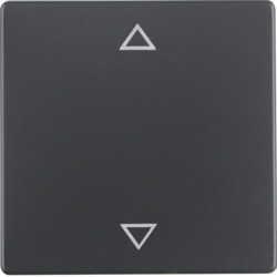16206076 - Q.x - tecla simples setas, antracite HAGER EAN:4011334379874
