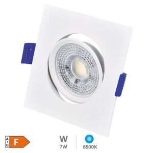 200400027 - Quadratischer Einbau-Kipprahmen LED Cumbo 7W 6500K Weiß