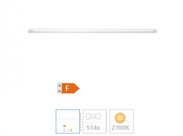 200615006 - 8433373065444Linestra LED-Glühbirne 15W S14s 2700K