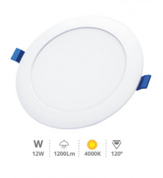 201000041 - 8433373054448BELUR Downlight LED INLAID 12W 4000K BLANC