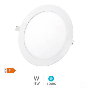 201000068 - 8433373064188DownLight Led Round Virey built -in 18w 6500k White