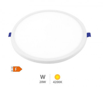 201000072 - 8433373067356NALE Downlight Ajustement LED INLADAD 20W 4200K