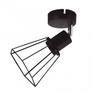 202000030 - 8433373072183Spot de techo simple Bhani Serie E27 Negro