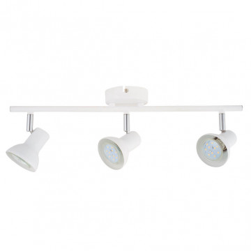 202000035 - 8433373072237Spot triple lineal de techo Kaitola Serie GU10 Blanco