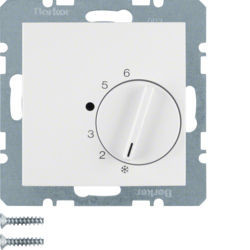 20268989 - S.1/B.x - termostato 1NA+1NF, blanco HAGER Ean:4011334309628