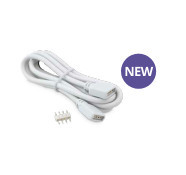 204005001 - 8433373038639Extension for Male RGB LED tape for female 1m