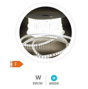 204030024 - 8433373064812Rolo Fita LED 50M 8W/M 6000-6500K IP65 230V