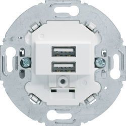 260219 - Take USB. 3.0a Round, White Hager Ean: 401133467854