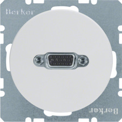 3315402089 - R.1/R.3 - salida VGA, blanco HAGER Ean:4011334367178