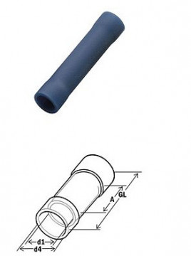 370352 - Conector de topo isolado 1,5-2,5 JIS 100uni
