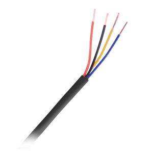 4 Leiter – flexibler elektrolytischer Kupferleiter der Klasse 5 – Polyester-Aluminium-Display + CuSn-Entwässerung – 500-Meter-Spule – CPR-Zertifikat: B2ca – s1a, d0, a1 – minimaler Verlust