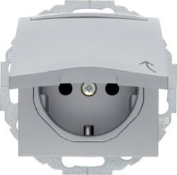 47461404 - S.1/B.x - Schuko c/cubrir p.ETIQ, alumbre mt HAGER Ean:4011334224389